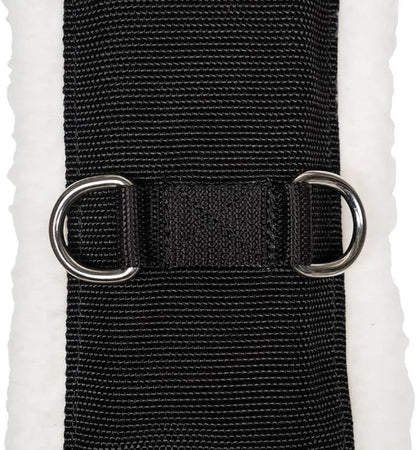 Dura-Tech Fleece Lined Training Surcingle for Horses | Essential for Lunging Work | Comfortable Fleece Lining | Durable Poly Material | Versatile D-Ring Placement | Suitable for All Training Levels