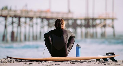 DRINCO Stainless Steel Water Bottle Spout Lid Vacuum Insulated Double Wall Water Bottle Wide Mouth (40oz 32oz 22oz 18oz 14oz) Leak Proof Keep Cold Sport Camping Hiking (32 oz, 32oz Royal Blue)