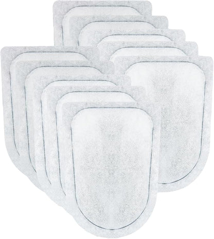 10 Pack EX Filter Cartridges Aquariums, Compatible with Whisper EX30/EX45/EX70 Filters,Large Carbon Filter Cartridges