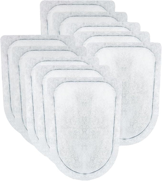 10 Pack EX Filter Cartridges Aquariums, Compatible with Whisper EX30/EX45/EX70 Filters,Large Carbon Filter Cartridges