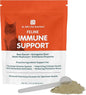 Dr. Bill’s Feline Immune Support | Boosts Cat Immunity and Health with Colostrum, Beta Glucan, Turkey Tail Mushroom, Zinc & Vitamin C | Powder Supplement for Cats of All Ages
