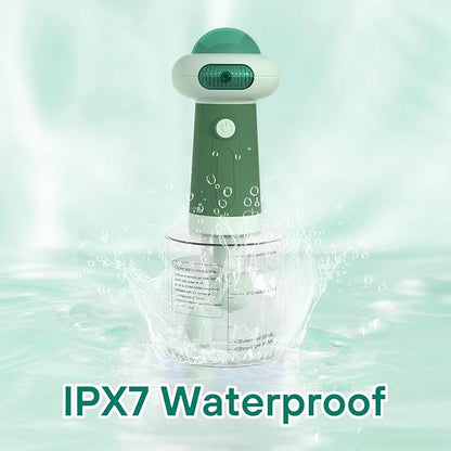 Dog Shampoo Dispenser, UFO Dog Shampoo Sprayer, Electric Foaming Shampoo Dispenser for Dog and Cat Washing, for Bathtub, Kitchen Sink, Bathroom Cleaning, Green