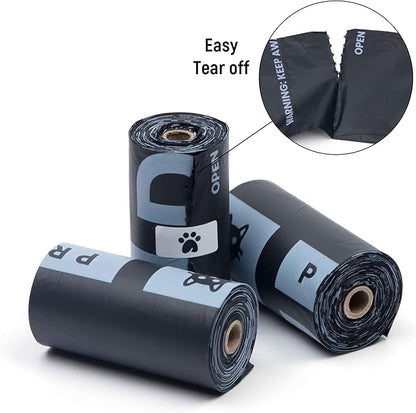 100% Certified Compostable Dog Poop Bags - Dr. C's Premium Dog Poop Bags - 120 Bags / 8 Rolls, Extra thick, Leak Proof, Unscented, Plant Based and Earth Friendly
