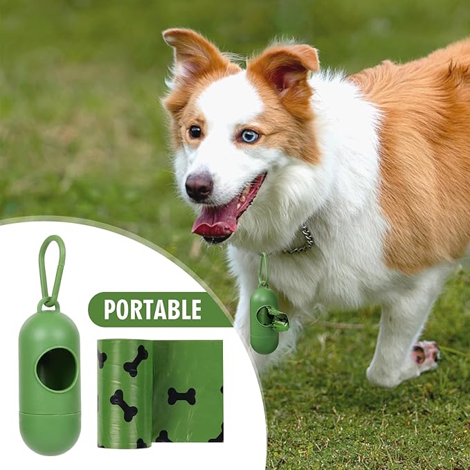 Dog Treat Pouch Pet Training Kit - Silicone Treat Bag Magnetic Closure, Puppy Training Clicker, Dog Whistle, Dog Water Bowls, Poop Bags & Holder, 4 Ways to Wear Walking Fanny Pack - Orange