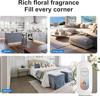 Floor Cleaning Solution Compatible With Tineco , Deep Cleans for Multiple Hard Floors, Suitable With All Robot Vacuums with Mopping and Cordless Wet/Dry Vacuum Mop Cleaner (Fresh Ocean 1 Bottle)