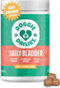 Doggie Dailies Cranberry Supplement for Dogs - Urinary Tract, Bladder & Kidney Support for Dogs - Cranberry for dogs with Marshmallow Root, Licorice Root & Apple Cider Vinegar (Chicken) 225 Soft Chews