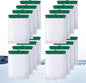 16 Count Medium Filter Cartridges Compatible with Whisper Bio Bag Filters, Large Aquarium Filter Cartridge for Whisper 10i/IQ10/PF10 and Repto Filter 90 GPH