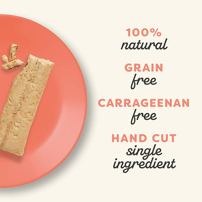 Applaws Natural Cat Treats, Grain-Free, High-Protein Whole Salmon Loins, Single-Ingredient Healthy Snack for Cats (12 x 1.06 oz Loins)