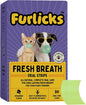 Fresh Breath Oral Strips for Dogs & Cats | Natural Spearmint & Thymol for Easy and Convenient, All-Natural Oral Care (30 Oral Dissolving Strips)