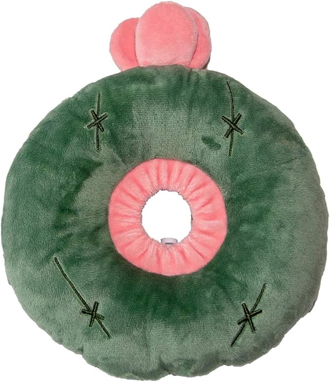 Adjustable Cat Recovery Collar Soft,Cute Pet E-Collar Neck Cone After Surgery Wound Healing Protective Cone Fit for Kitties, Small Dogs(ELC05-cactus-s)