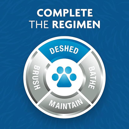 FURminator Small Dog Undercoat deShedding Tool, Long Hair, Reduces Loose Hair from Shedding