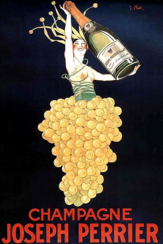 J Stall Joseph Perrier Champagne Art Deco Wall Art Nouveau Booze Poster 24x36