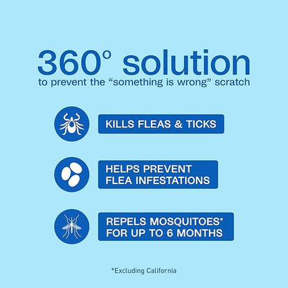 Adams Flea & Tick Collar Plus for Dogs & Puppies |2 Pack |12-Month Protection |One Size Fits All Dogs & Puppies 12 Weeks and Older |Kills Fleas and Ticks |Repels Mosquitoes (excluding California)