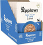 Applaws Natural Wet Cat Food in Broth, Limited Ingredient Wet Cat Food Pouches, No Additives, Made with Natural Ingredients, Tuna Fillet with Crab in Broth (12 x 5.3oz Pouches)