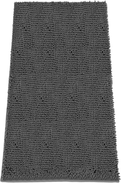 Absorbent Dog Door Mat for Muddy Paws, 60" x 24" Chenille Indoor Mats for Entryway, Trap Dirt Front Door Mat Indoor Entrance Washable Non Slip Soft