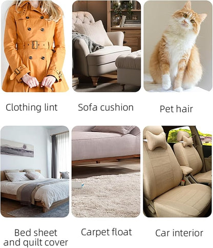 2 PCS Pet Hair Remover Glove Reusable cat and Dog Hair Remover Static dehairing Gloves for Sofas, Furniture, Carpets, car Seats, pet Grooming cat and Dog dehairing Tools