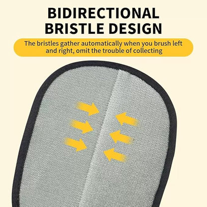 2Pcs Pet Hair Removal Gloves，Efficient Pet Grooming Gloves,Reusable Pet Hair Glove，Reusable Double Sided for Couch, Furniture,Carpet