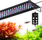 Full Spectrum Aquarium Light, 24/7 Custom Timer, Power-Off Memory, 36-42in 7-Row LED Fish Tank Lights, 8 Colors, 20 Brightness, Day & Night Cycle, Adjustable Mount for Freshwater Plant Growth