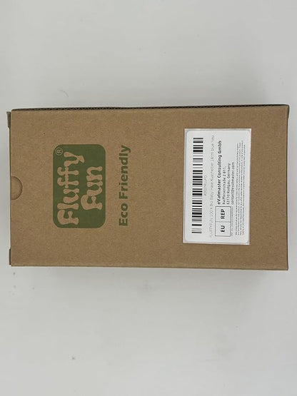 100% Organic Cotton Baby Toys Blue Bunny Rabbit Stuffed Animals for Newborn 7.1"