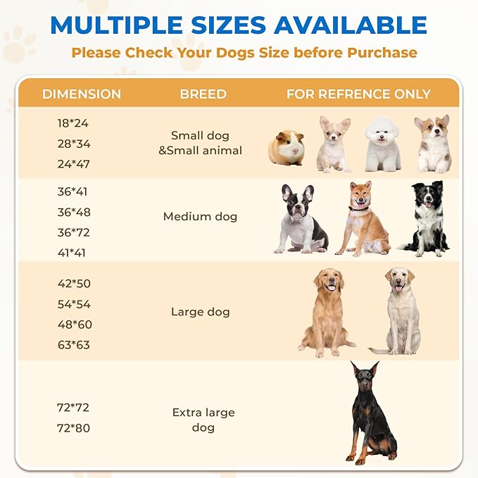 Fostanfly Washable Pee Pads for Dogs, Ultra-Absorbent & Leakproof Reusable Puppy Pads Non-Slip Protects Against Urine Leakage for Potty Training-4 Pack 18"x24" Add 8 Lanyards