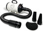 Flying Pig High Velocity Dog Pet Grooming Dryer w/Heater (Flying One, White w/Black Logo)