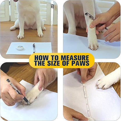 EXPAWLORER Anti Slip Dog Socks to Prevent Licking Paws, Dog Shoes for Hot Pavement, Dog Booties for Small Medium Large Senior Dogs, Traction Control Dog Boots & Paw Protectors for Hardwood Floors