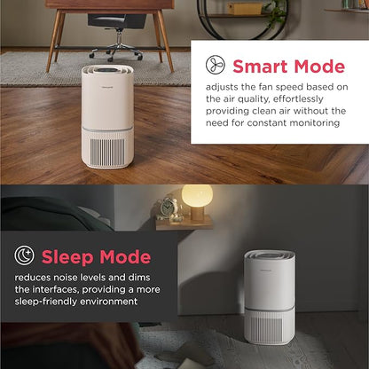 Frigidaire PureA300 HEPA Air Purifier with Wi-Fi for Small Bedrooms, Covers up to 850 Sq. Ft., 3-Stage Filtration, Energy Star Certification, Air Quality Monitoring, Smart Mode, Ultra Quiet, White