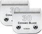 2Pack 30 Blade Dog Grooming Clipper Blades Compatible with Andis/Wahl/Oster Dog Clippers,Detachable Stainless Steel Blade,Size-30, 1/50-Inch Cut Length (64260)
