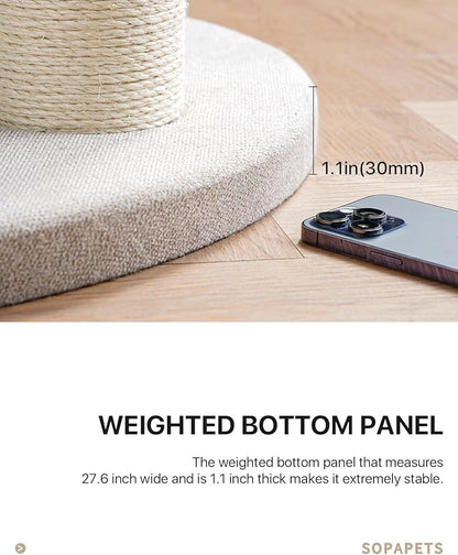 Extra Large Cat Tree for Maine Coon,65 Inches Tall Cat Tree Tower for Indoor Cats Large Adult 20 lbs,XXL Heavy Duty Luxury Sturdy Cat House with Big Hammock,Sisal Scratching Post,Condo