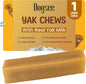 Dogsee Chew Dog Dental Chews | Long Lasting Dog Chews for Large Dogs | Yak Cheese Flavored Himalayan Dog Chew That Will Lower The Chances of Plaque and Tartar Growth | 1 Bar