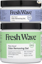 Fresh Wave Odor Removing Gel, Original 15 oz. & Lavender 7 oz.| Safer Odor Absorbers for Home | Natural Plant-Based Odor Eliminator | Every 7 oz. Lasts 15-30 Days | for Cooking, Trash & Pets