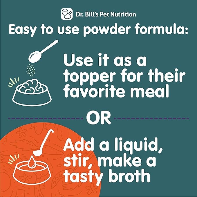 Dr. Bill’s Feline Complete Joint Care | Advanced Hip & Joint Supplement for Cats | Green Lipped Mussel Extract, Collagen Type II, Chondroitin, Hyaluronic Acid, Omega 3 and Colostrum | Powder, 85g