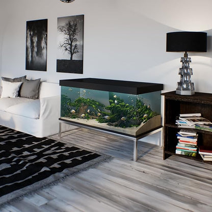 30 in X 60 in. Aquarium Stand | Industrial Style Aluminum Fish Tank Base with Open Frame Design