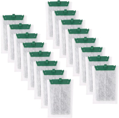 16pcs Medium Replacement Filter Cartridges Compatible with Tetra Whisper Bio-Bag, Fish Tank Parts Accessories for 10i IQ10 PF10 ReptoFilter, 5-10 Gallon Aquarium Filter Cartridges