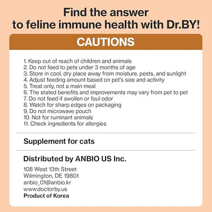 Dr.by Cat Colostrum Protein Cat Supplement Immune Support Muscle Growth, Gentle on Digestion for Kittens, Adult&Senior Cats with Goat Milk, Whey Protein Isolate, Colostrum Lickable Formula