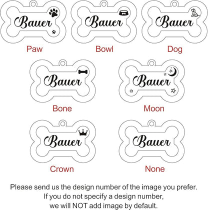 Dog Tags Personalized for Pets Dog Name Tags Personalized Dog Tag Engraved with Any Name & Text Custom Dog ID Tags Glitter Bone ID Tag for Puppy Cat (Purple L, Bone)
