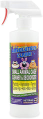 Amazing Small Animal Cage Cleaner, Just Spray/Wipe, Easily Removes Messes & Odors - Hamster Cages, Mice, Rat Cage, Guinea Pig Cage, Rabbit Cage, Ferret Cage, Dog Cage - USA Made