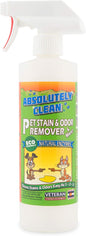 Absolutely Clean Amazing Pet Odor Eliminator for Home, Professional Strength: Natural Enzymes Remove Most Stains in 60 Seconds -Dog/Cat Urine, Vomit, Bile, Feces, Grass, Blood, Drool, More -USA Made