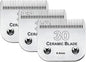 3PCS 30 Blades Dog Grooming Clipper Blades Compatible with Andis Pet Clipper/Oster A5/Wahl KM Series Dog Clipper,Ceramic Blade & Stainless Steel Blade