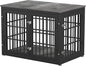 38 Inch Heavy Duty Dog Crate Furniture for Large and Medium Dogs, Decorative Pet House End Table, Wooden Cage Kennel Furniture Indoor, Gray
