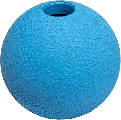 Amazon Basics Dog Toys, Interactive Assorted Rubber Balls, (Pack of 3), 2.5 inch, Blue, Beige, Orange