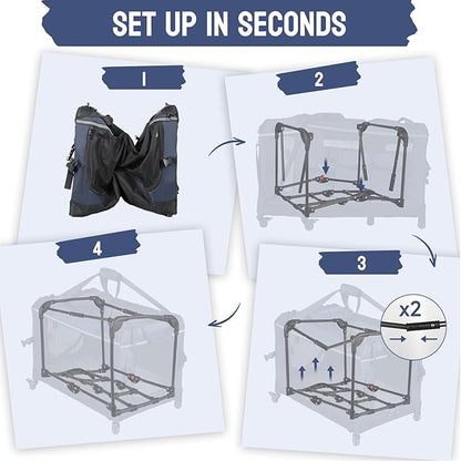 30IN Soft Collapsible Dog Crate w Detachable Wheels, Rolling Travel Dog Crate for Medium Breed Dogs, Portable Dog Kennel with Mesh Windows, Indoor & Outdoor Uses