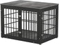 42 Inch Heavy Duty Dog Crate Furniture for Large and Medium Dogs, Decorative Pet House End Table, Wooden Cage Kennel Furniture Indoor, Gray