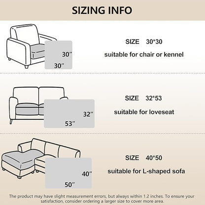 gogobunny 100% Double-Sided Waterproof Dog Bed Cover Pet Blanket Sofa Couch Furniture Protector for Puppy Large Dog Cat, Reversible (40x50 Inch (Pack of 1), Dark Grey/Light Grey)