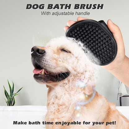 2PCS Pet Grooming Tools - Double-Sided Brush for Shedding and Bathing, Suitable for Short/Long Haired Dogs Cats and Horses, Deshedding Dog Brush, Mane & Tail Combs for Horses - Pet Supplies (White)