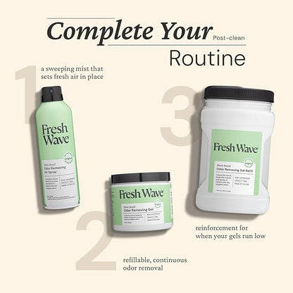 Fresh Wave Original Scent Odor Removing Gel Refill, 63 oz. | Safer Odor Absorbers for Home, Cooking, Trash, & Pets Areas | Natural Plant-Based Odor Eliminator