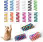 12PCS 12Colors Cat Spring Toys for Indoor Cats, Interactive Coil Springs for Self Play, Durable Heavy Plastic Cat Spiral Spring, Hunting, Biting, Swatting Creative Kitten Toy.
