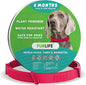 FurLife Flea and Tick Collar for Dogs – Waterproof Red Dog Collar, Pet Supplies for Tick and Flea Prevention for Dogs, Safe for All Breeds