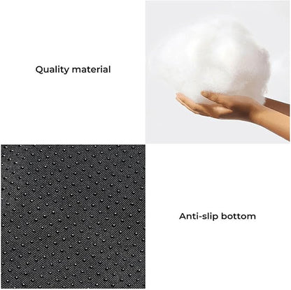 FUNNY FUZZY Pet Fluffy Fuzzy Couch Cover, Calming Washable Dog Bed Sofa Protector Pets Mat for Small Dogs and Cats (Tie-dye Brown,27.56 × 24.02 × 5.51 in)