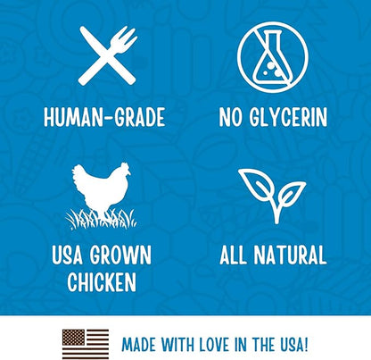 Full Moon Chicken Fillet Healthy All Natural Dog Treats Human Grade Made in USA 48 oz